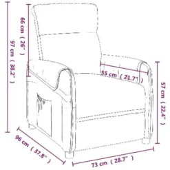 Poltrona Massaggiante Grigia In Similpelle VidaXL -Negozio al dettaglio VIDAXL || HOMCOM || Songmics 79106568 3