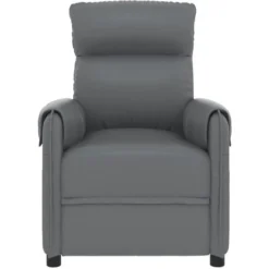 Poltrona Massaggiante Grigia In Similpelle VidaXL -Negozio al dettaglio VIDAXL || HOMCOM || Songmics 79106568 4