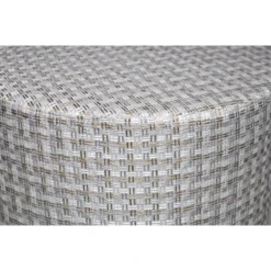 Sgabello Tondo Con Piedi In Legno, Pouf Poggiapiedi Mod. Nemo -Negozio al dettaglio VIDAXL || HOMCOM || Songmics 79196123 4