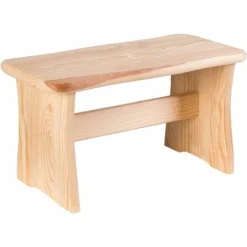 Sgabello 'basso' Cm 40 X 20 X H 20 - Legno Chiaro