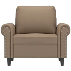 Poltrona Cappuccino 60 Cm In Similpelle VidaXL -Negozio al dettaglio VIDAXL || HOMCOM || Songmics 80156109 4