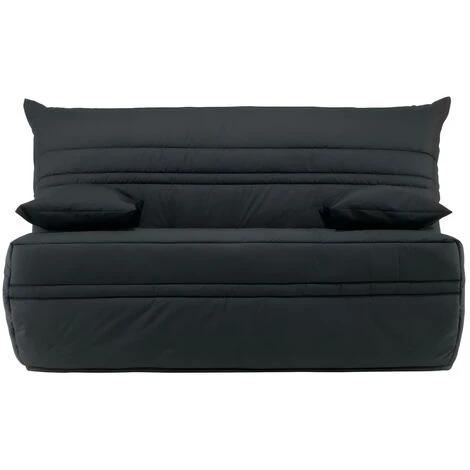 Divano Letto BZ Con Chiusura Assistita 140 X 190 Cm 100% Cotone Nero - CANYON II 1 Divano Letto BZ Con Chiusura Assistita 140 X 190 Cm 100% Cotone Nero - CANYON II