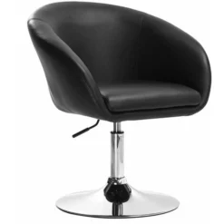 WOLTU Poltroncina Cucina Sgabello Bar Poltrona Girevole Imbottito Moderno Nero -Negozio al dettaglio VIDAXL || HOMCOM || Songmics 80878750 3