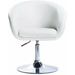 WOLTU Poltroncina Cucina Sgabello Bar Poltrona Girevole Imbottito Moderno Bianco -Negozio al dettaglio VIDAXL || HOMCOM || Songmics 80878990 3