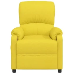 Poltrona Massaggiante Giallo Chiaro In Tessuto VidaXL -Negozio al dettaglio VIDAXL || HOMCOM || Songmics 81090012 4