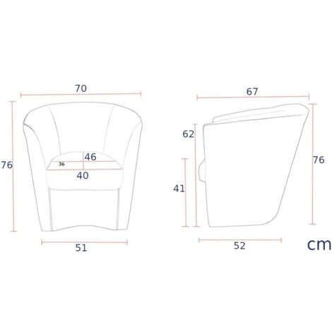 Poltrona A POZZETTO Per Ufficio Casa In Ecopelle AZZURRO 3 Poltrona A POZZETTO Per Ufficio Casa In Ecopelle AZZURRO - immagine 3