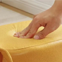 Poggiapiedi Sgabello Basso Forma Elefante Animale Pouf Per Bambini Colore Senape -Negozio al dettaglio VIDAXL || HOMCOM || Songmics 81266250 4