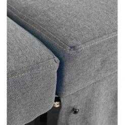 Pouf Letto Singolo Con Materasso 75X75X43 Cm Salvaspazio Pieghevole Poggiapiedi Tessuto Beny Grigio Scuro -Negozio al dettaglio VIDAXL || HOMCOM || Songmics 81450710 5