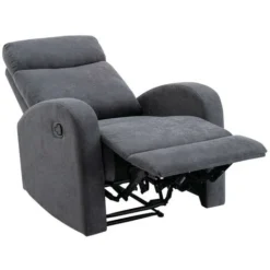 Divano 3 Posti E Poltrona Relax In Tessuto Grigio - EVELYN 9 Divano 3 Posti E Poltrona Relax In Tessuto Grigio - EVELYN -Negozio al dettaglio VIDAXL || HOMCOM || Songmics 81648272 5