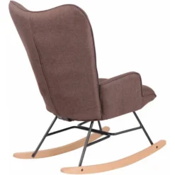 Nova Elegante E Robusta Sedia A Dondolo In Tessuto Imbottita E Trapuntata Vari Colori Colore : MArrone 8 Nova Elegante E Robusta Sedia A Dondolo In Tessuto Imbottita E Trapuntata Vari Colori Colore : MArrone -Negozio al dettaglio VIDAXL || HOMCOM || Songmics 82471147 4