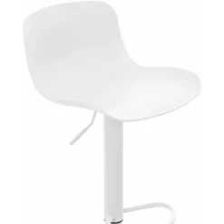 Nova Set Da 2 Sgabelli Con Design Moderno E Seduta Lineare + Poggiapiedi Vari Colori Colore : BIANCO -Negozio al dettaglio VIDAXL || HOMCOM || Songmics 82471435 4