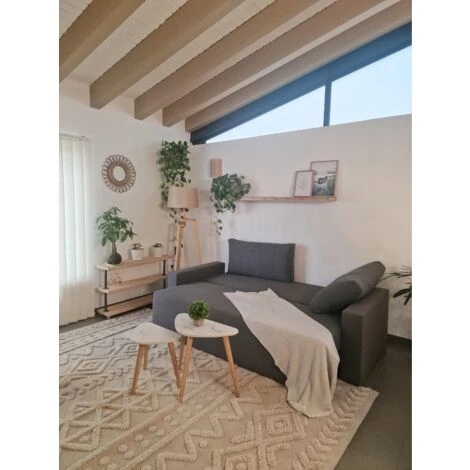 Skraut Home - Divano-letto CLOUD, Grigio Chiaro, Trasformabile In Letto, Credenza Relax E Comfort Al Massimo Con Il Sistema Di Apertura Scorrevole.225x92x92cm 4 Skraut Home - Divano-letto CLOUD, Grigio Chiaro, Trasformabile In Letto, Credenza Relax E Comfort Al Massimo Con Il Sistema Di Apertura Scorrevole.225x92x92cm - immagine 4