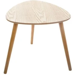 Set Di 3 Tavolini In Legno Mileo - Set Di 3 Tavolini In Legno Mileo, Mdf, Frassino E Pino, Dimensioni S: L. 40 X L. 40 X H. 41 Cm M: L. 48 X L. 48 X H. 46 Cm L: L. 60 X L. 60 X H. 51 Cm - Atmosphera C -Negozio al dettaglio VIDAXL || HOMCOM || Songmics 83766640 3