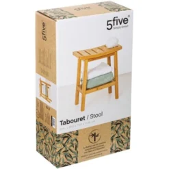 Sgabello Green Harmony In Bambù - 5 Five Simply Smart -Negozio al dettaglio VIDAXL || HOMCOM || Songmics 83769164 4