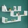 Scaffale A Parete Multiposizione LOU Bianco