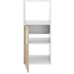 Mobile Mansarda 1 Ante E 1 Nicchia Bianco E Naturale ADEZIO 9 Mobile Mansarda 1 Ante E 1 Nicchia Bianco E Naturale ADEZIO -Negozio al dettaglio VIDAXL || HOMCOM || Songmics 87180423 5