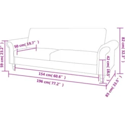 Divano Letto Con Braccioli Pelle Scamosciata Sintetica Marrone VidaXL -Negozio al dettaglio VIDAXL || HOMCOM || Songmics 8818283 3