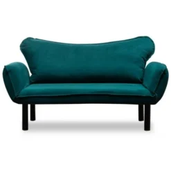 Divano Verde Petrolio 2 Posti Con Braccioli Reclinabili Chatto -Negozio al dettaglio VIDAXL || HOMCOM || Songmics 88769647 4