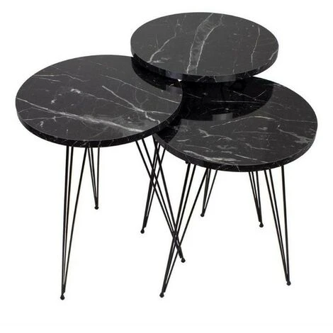 Tavolini Da Salotto Marmo Nero Terek P181 1 Tavolini Da Salotto Marmo Nero Terek P181