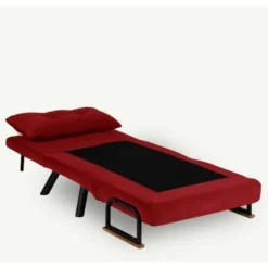 Poltrona Letto Pieghevole Sando Bordeaux -Negozio al dettaglio VIDAXL || HOMCOM || Songmics 88770930 3