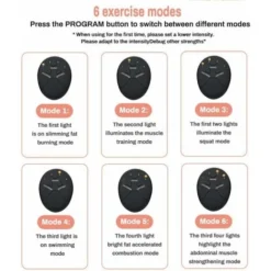 LITZEEEms Trainer Addominale, Dispositivo Di Allenamento Ems, Trainer Addominale Per Casa, Trainer Elettrico Per Muscoli Addominali Per Donne E Uomini, Confezione Da Sei Completo Per Una Figura In For 9 LITZEEEms Trainer Addominale, Dispositivo Di Allenamento Ems, Trainer Addominale Per Casa, Trainer Elettrico Per Muscoli Addominali Per Donne E Uomini, Confezione Da Sei Completo Per Una Figura In For -Negozio al dettaglio VIDAXL || HOMCOM || Songmics 88937550 5