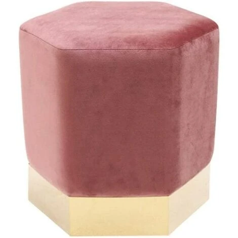 Amore LUX Pouf In Velluto, Poggiapiedi, Mobili Soggiorno, Forma Esagonale, Pouf Moderno, Singolo, Rosa 3 Amore LUX Pouf In Velluto, Poggiapiedi, Mobili Soggiorno, Forma Esagonale, Pouf Moderno, Singolo, Rosa - immagine 3