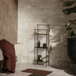 Scaffale Portaoggetti Di Ferm Living, In Acciaio Inossidabile Verniciato A Polvere, Nero -Negozio al dettaglio VIDAXL || HOMCOM || Songmics 91121034 4