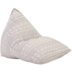 Divano A Sacco - Divano Relax Sofa Marrone Chiaro In Tessuto Patchwork BV879979 - BonneVie