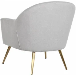 Poltrona DKD Home Decor 70 X 74 X 82,5 Cm Grigio Dorato Metallo -Negozio al dettaglio VIDAXL || HOMCOM || Songmics 93997567 5