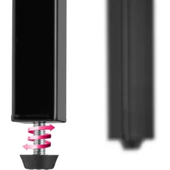 Scaffali Ad Angolo Newbridge 34 X 34 X 125 Cm - Scaffale Ad Angolo Con 4 Ripiani, Scaffale Angolare, Scaffale In Altezza -Negozio al dettaglio VIDAXL || HOMCOM || Songmics 94203183 4