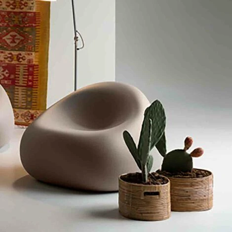 Poltrona Da Esterno GUMBALL ARMCHAIR 92X86 H65 - TORTORA - PLUST 1 Poltrona Da Esterno GUMBALL ARMCHAIR 92X86 H65 - TORTORA - PLUST