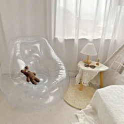 Divano Gonfiabile Trasparente Per Casa, Ufficio, Attività All'aperto, Viaggi, Campeggio, Picnic, Piscina, 1 Pezzo -Negozio al dettaglio VIDAXL || HOMCOM || Songmics 95659910 3