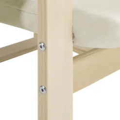 Sedia Poltrona Relax Ergonomica Rivestimento Cotone Beige Con Borsa 2 Scomparti -Negozio al dettaglio VIDAXL || HOMCOM || Songmics 95796198 5