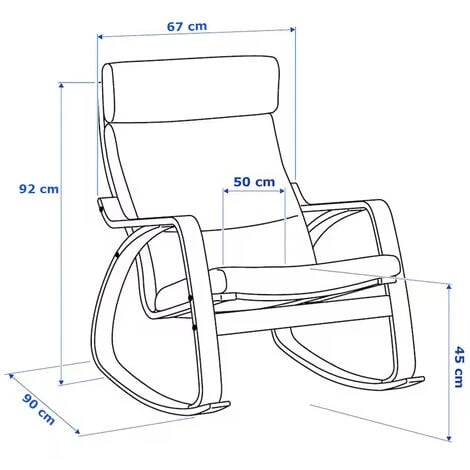 Sedia A Dondolo Poltrona Relax In Cotone Beige Con Schienale Cuscino Ergonomici 4 Sedia A Dondolo Poltrona Relax In Cotone Beige Con Schienale Cuscino Ergonomici - immagine 4