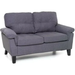 Divano Denver In Tessuto Da 2 Posti Blu 145X78X95H Cm