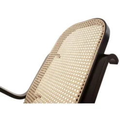 Nova Sedia A Dondolo Classica Ed Elegante In Legno Massello E Rattan Vari Colori Colore : MArrone Scuro -Negozio al dettaglio VIDAXL || HOMCOM || Songmics 95907246 4