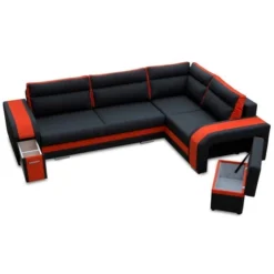 Divano Angolare Kingsport 100, Inari 100 + Eco Pelle Soft 017, Funzione Di Sonno, Scatola Da Letto, 300x200x90cm 9 Divano Angolare Kingsport 100, Inari 100 + Eco Pelle Soft 017, Funzione Di Sonno, Scatola Da Letto, 300x200x90cm -Negozio al dettaglio VIDAXL || HOMCOM || Songmics 95992309 5