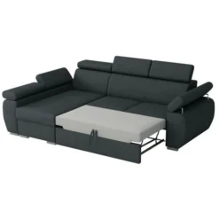 Divano Angolare Columbus 132, Paros 4, Funzione Di Sonno, Scatola Da Letto, 255x170x85cm -Negozio al dettaglio VIDAXL || HOMCOM || Songmics 95992331 4