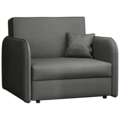 Poltrona Columbus 125, Mono 246, 85x95x98cm, Arazzo, Gambe: Metallico, Mobile Già Assemblato