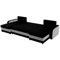 Divano Angolare Miami 204, Mikrofaza 22 + Mikrofaza 15, Funzione Di Sonno, Scatola Da Letto, 304x140x80cm -Negozio al dettaglio VIDAXL || HOMCOM || Songmics 95993254 4