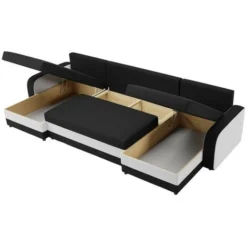 Divano Angolare Miami 204, Mikrofaza 22 + Mikrofaza 15, Funzione Di Sonno, Scatola Da Letto, 304x140x80cm -Negozio al dettaglio VIDAXL || HOMCOM || Songmics 95993254 5