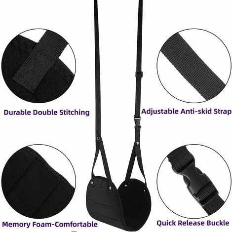 Poggiapiedi, Poggiapiedi Per Aeroplano In Memory Foam Premium, Amaca Per La Testa, Poggiapiedi Da Viaggio Portatile, Poggiapiedi Per Cabina Dell'aeroplano, Poggiapiedi Regolabile In Altezza 2 Poggiapiedi, Poggiapiedi Per Aeroplano In Memory Foam Premium, Amaca Per La Testa, Poggiapiedi Da Viaggio Portatile, Poggiapiedi Per Cabina Dell'aeroplano, Poggiapiedi Regolabile In Altezza - immagine 2