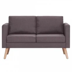 Divano A 2 Posti In Tessuto Grigio Talpa -Negozio al dettaglio VIDAXL || HOMCOM || Songmics 97211903 3