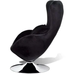 Poltrona A Uovo Nera VidaXL -Negozio al dettaglio VIDAXL || HOMCOM || Songmics 977793 4