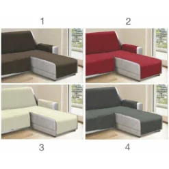 Copridivano 3 Posti 240x305 Cm Con Penisola Reversibile Destra/sinistra Impermeabile E Antimacchia -Negozio al dettaglio VIDAXL || HOMCOM || Songmics 98484915 3