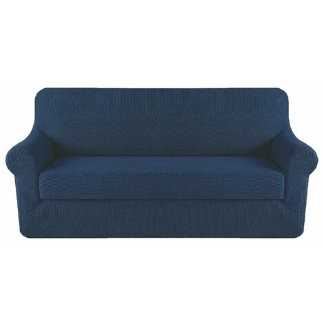 Copridivano 3 Posti Elasticizzato 170x243 Cm In Poliestere E Spandex 5 Copridivano 3 Posti Elasticizzato 170x243 Cm In Poliestere E Spandex - immagine 5