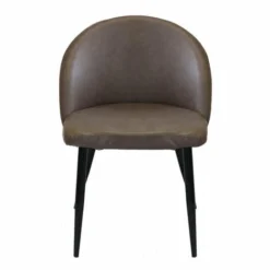 Sedia Poltrona Da Interno Con Struttura In Metallo E Seduta Morbida Rivestita In Ecopelle Call Me Large