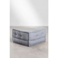 SKLUM Divano Componibile Ad Angolo In Cotone Dhel Grigio Pietra -Negozio al dettaglio VIDAXL || HOMCOM || Songmics 98515321 4